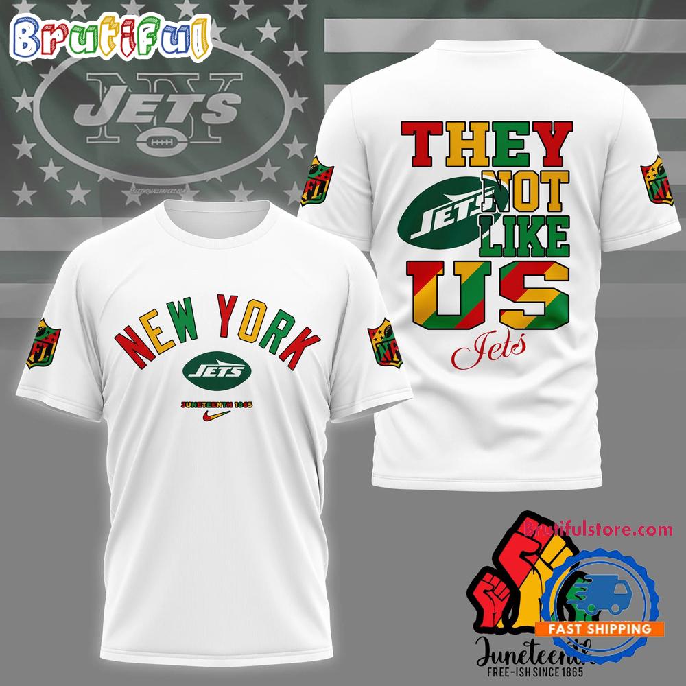 Sportswearmerch New York Jets NFL Juneteenth Freedom Day T-Shirt For Fan