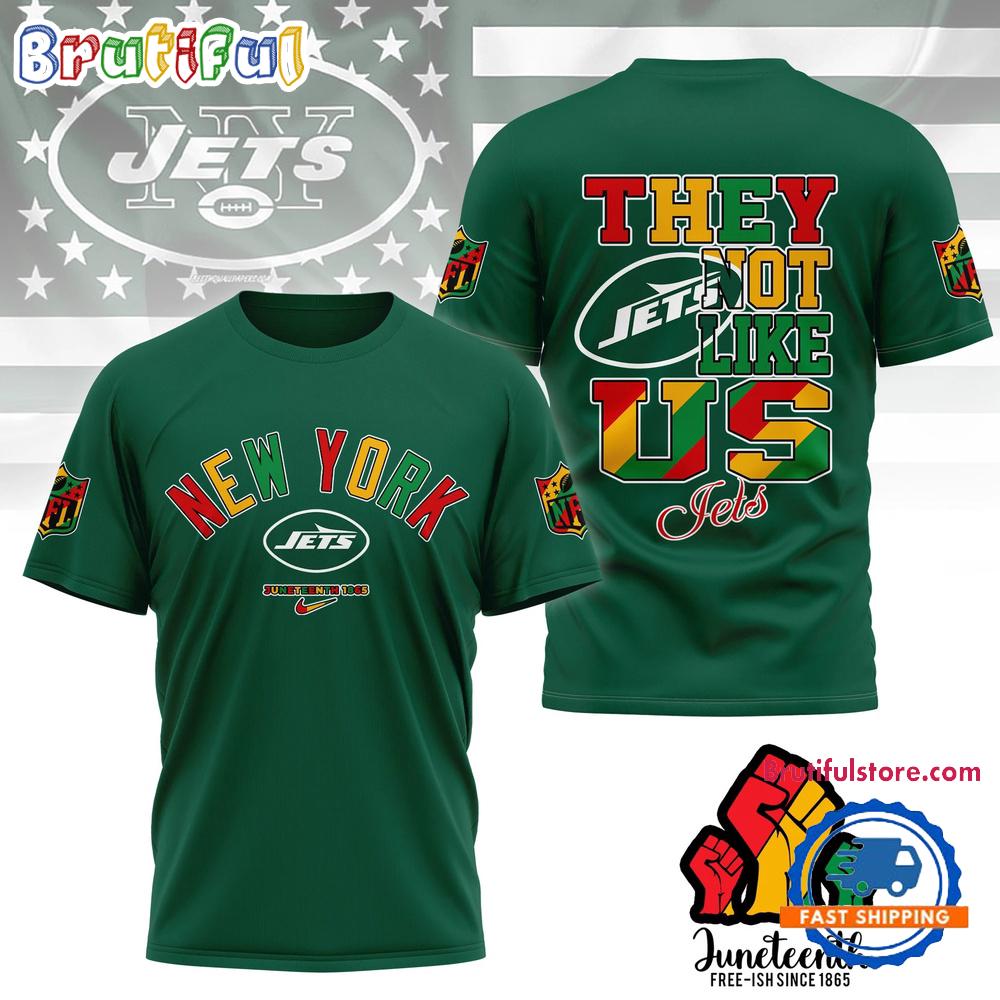 Sportswearmerch New York Jets NFL Juneteenth Freedom Day Unisex T-Shirt For Fan