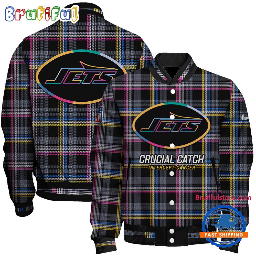 Sportswearmerch New York Jets NFL Personalized Baseball Jacket For Fan