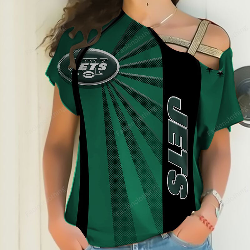 Sportswearmerch New York Jets NFL Strapless Short Sleeve Personalized For Fan