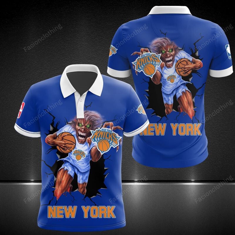 Sportswearmerch New York Knicks NBA Personalized Polo Shirt For Fan