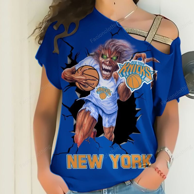 Sportswearmerch New York Knicks NBA Personalized Strapless Short Sleeve For Fan