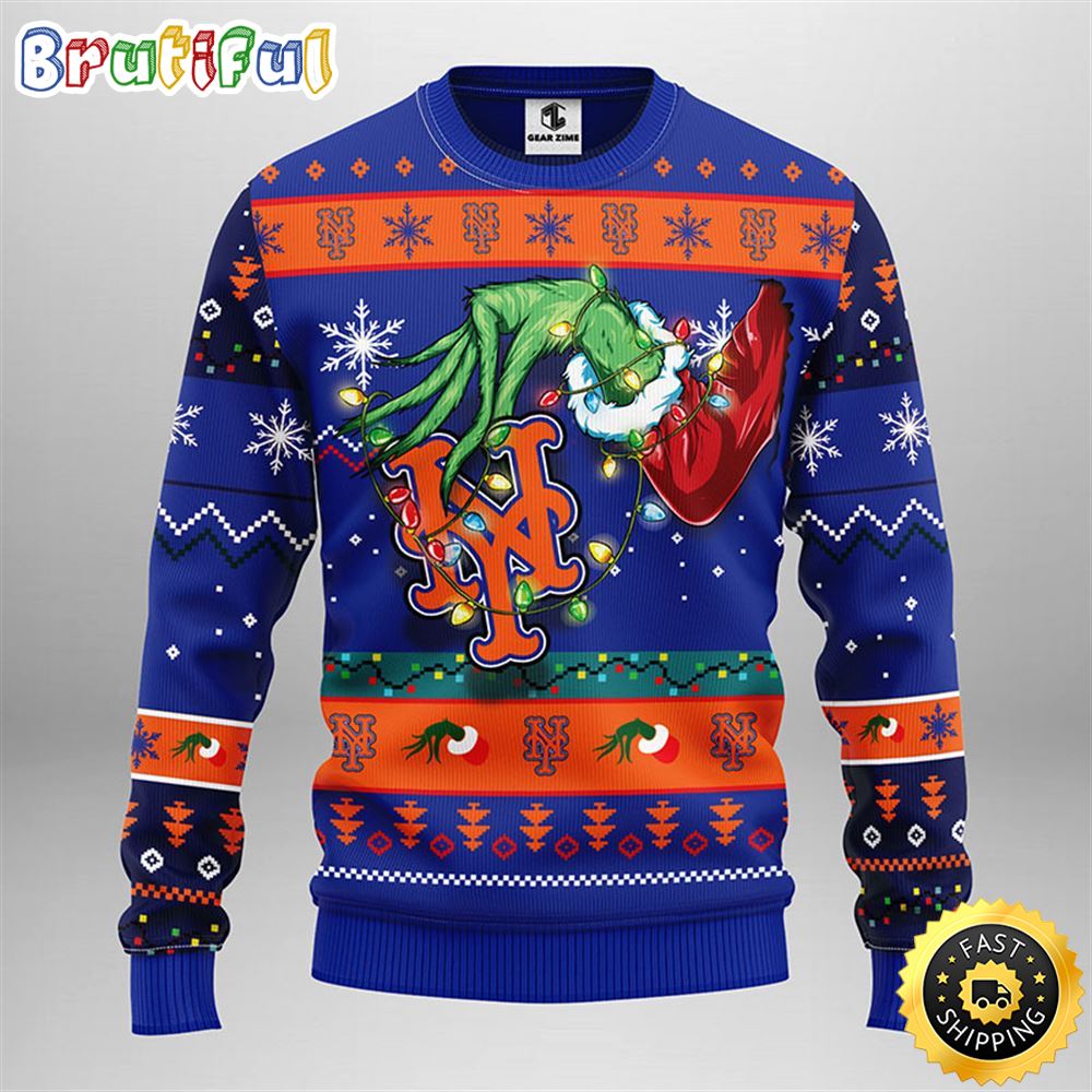 Sportswearmerch New York Mets MLB Christmas Sweater For Fan