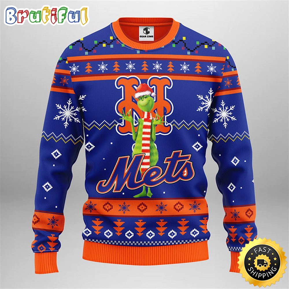 Sportswearmerch New York Mets MLB Christmas Sweater For Fan