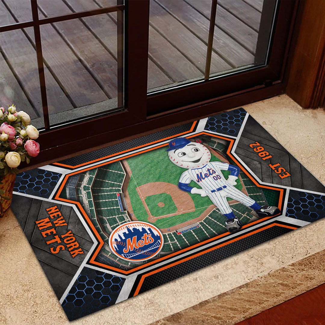 Sportswearmerch New York Mets MLB Custom Doormat For Fan