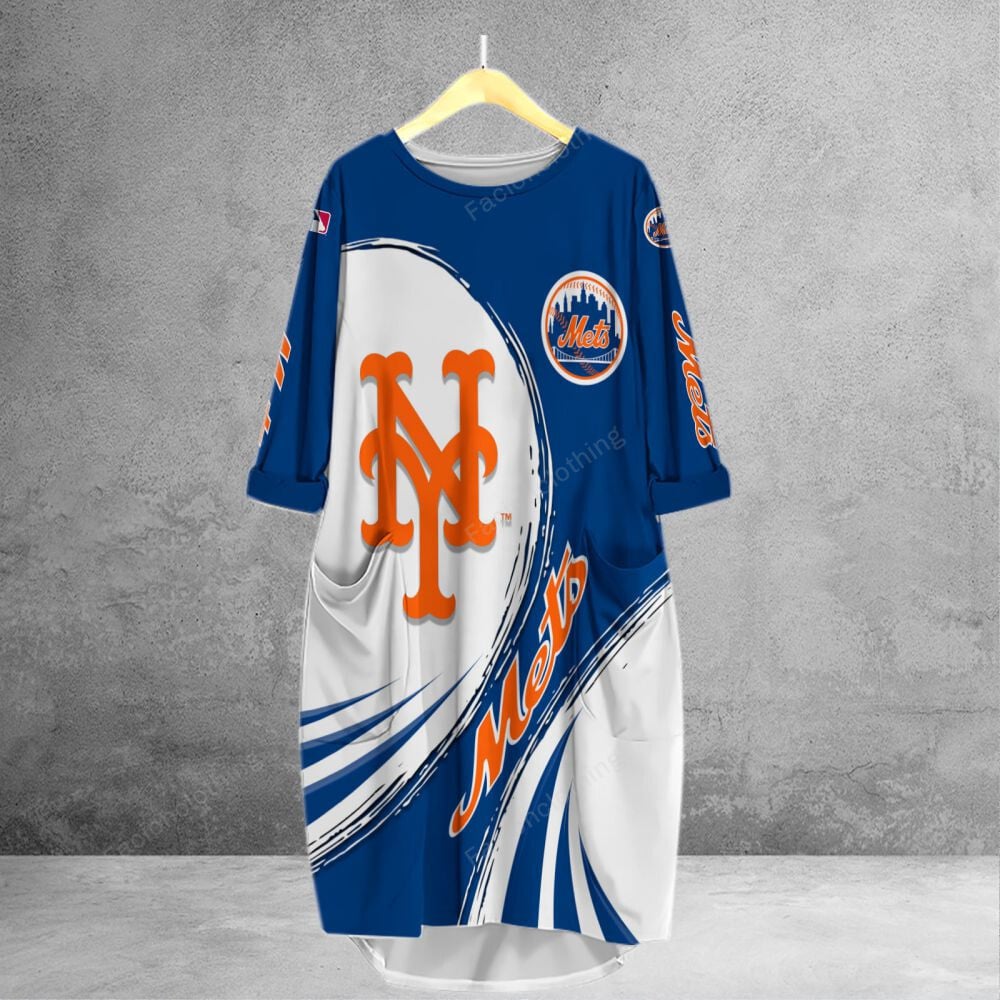 Sportswearmerch New York Mets MLB Personalized Pocket Tanktop For Fan
