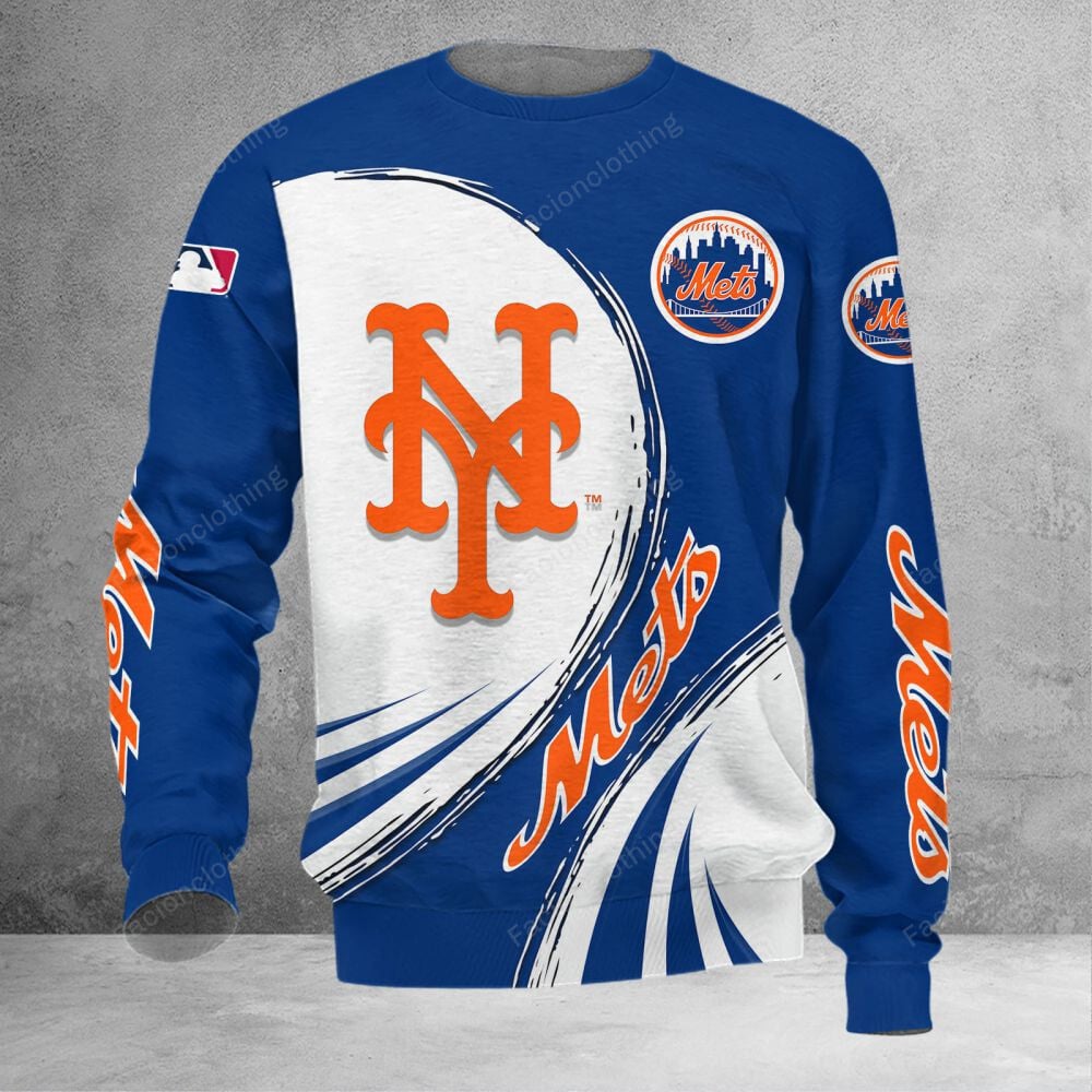 Sportswearmerch New York Mets MLB Personalized Sweater For Fan