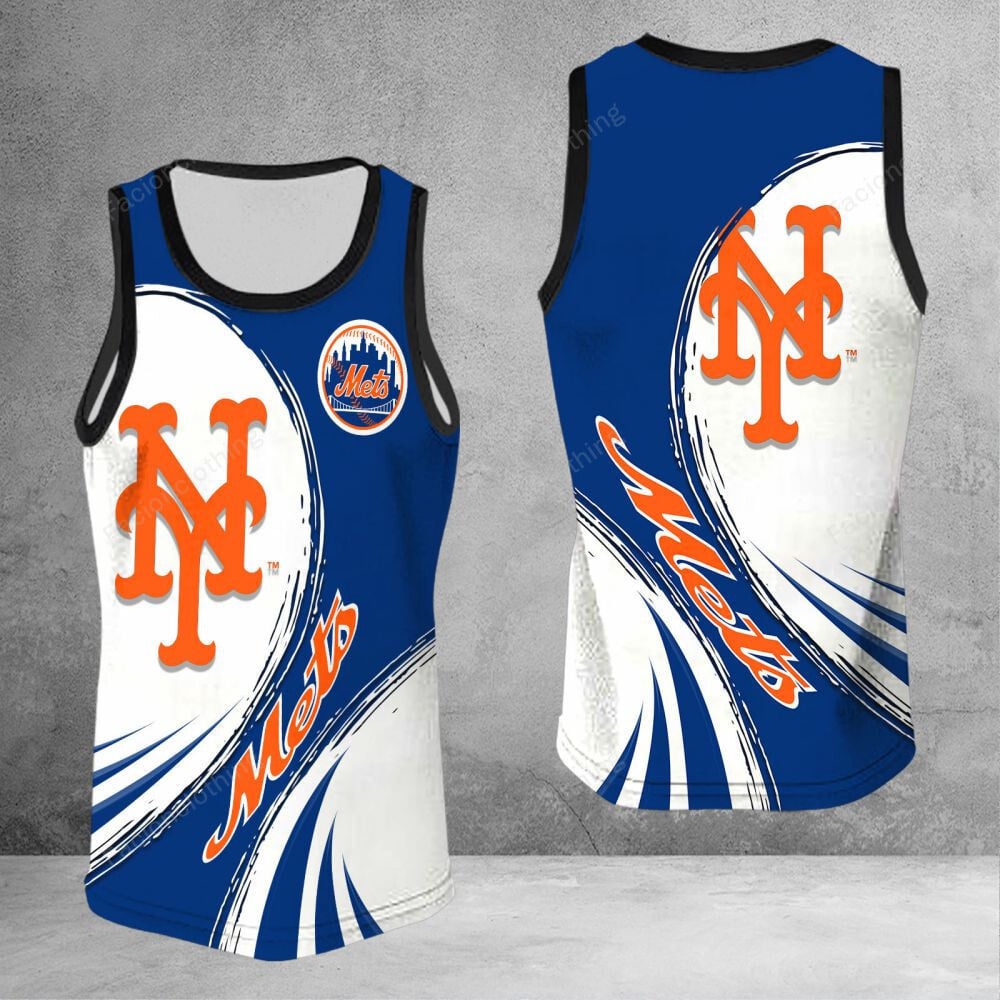 Sportswearmerch New York Mets MLB Personalized Tanktop For Fan