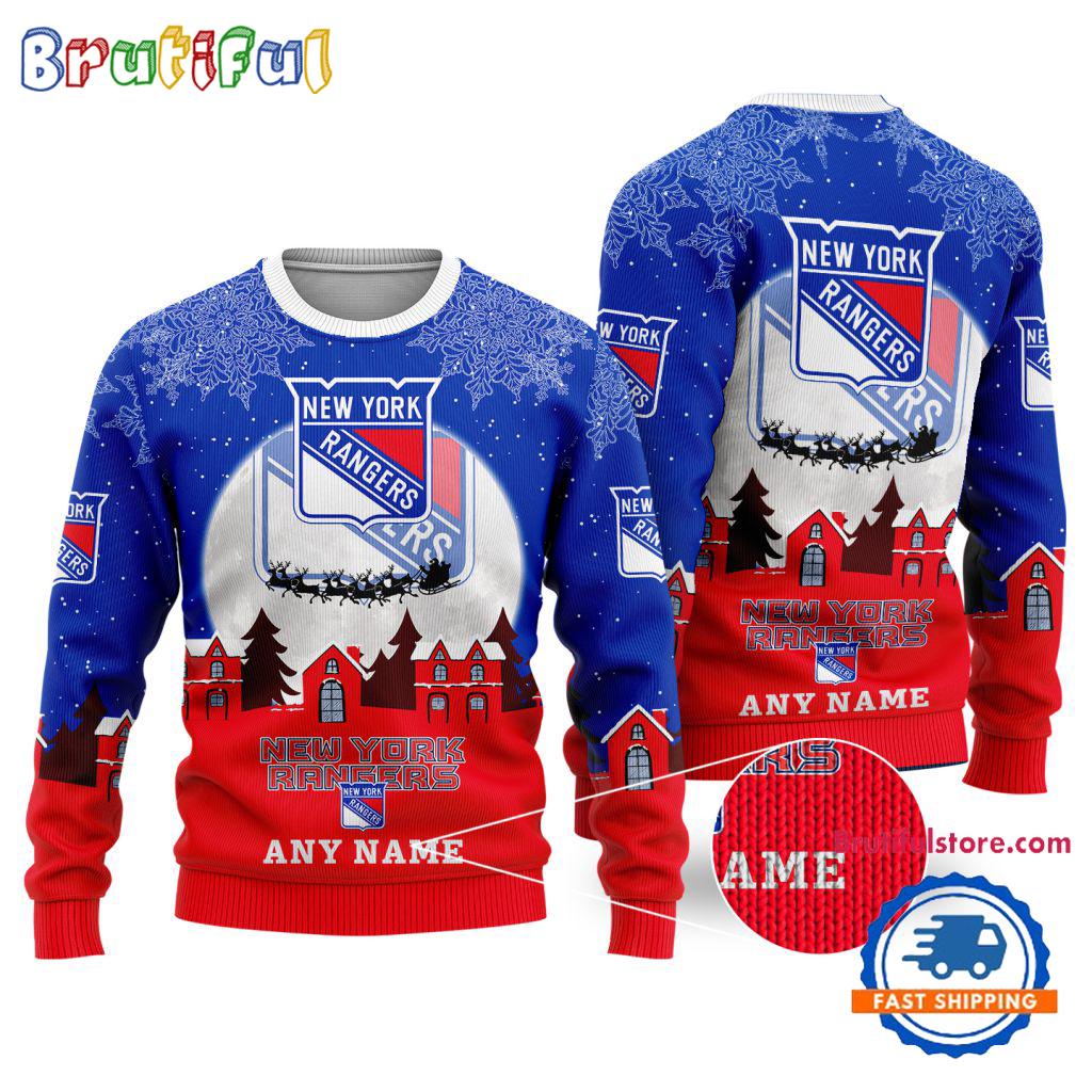 Sportswearmerch New York Rangers NHL Christmas Sweater For Fan