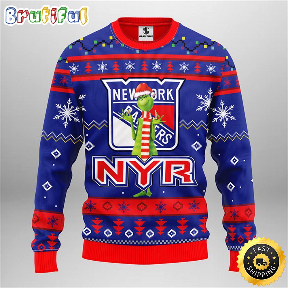 Sportswearmerch New York Rangers NHL Christmas Sweater For Fan