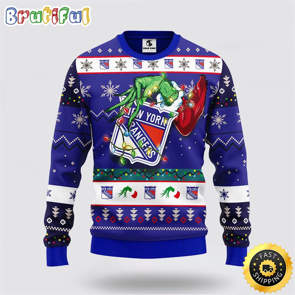 Sportswearmerch New York Rangers NHL Christmas Sweater For Fan
