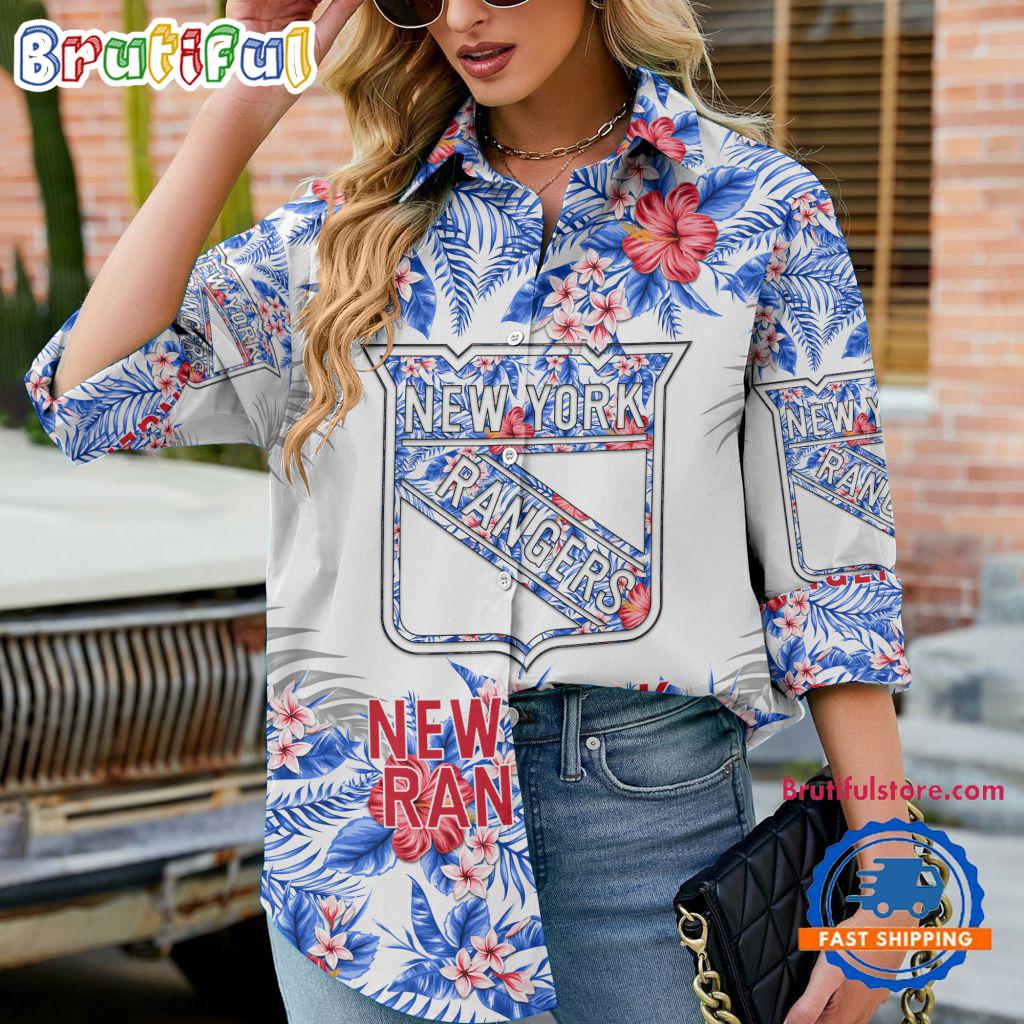 Sportswearmerch New York Rangers NHL Special Hockey Women's Casual Shirt For Fan