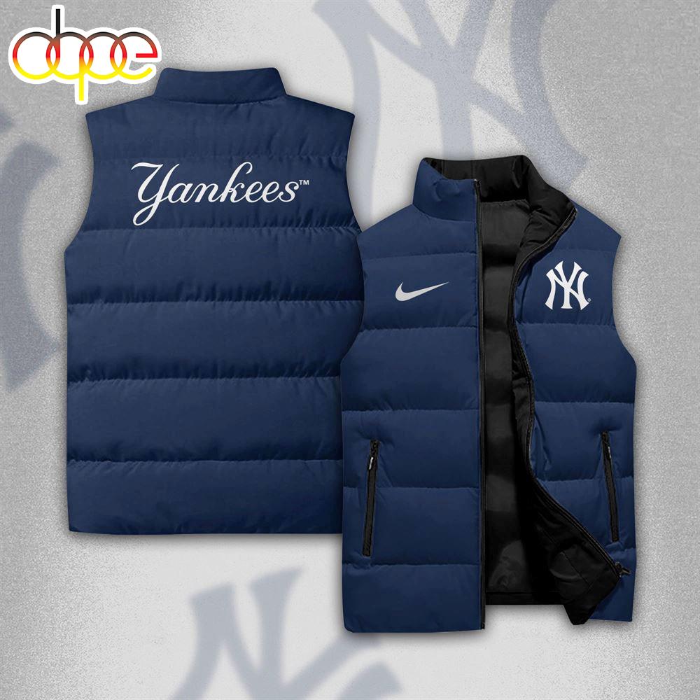 Sportswearmerch New York Yankees MLB 2024 Personalized Sleeveless Puffer Jacket For Fan