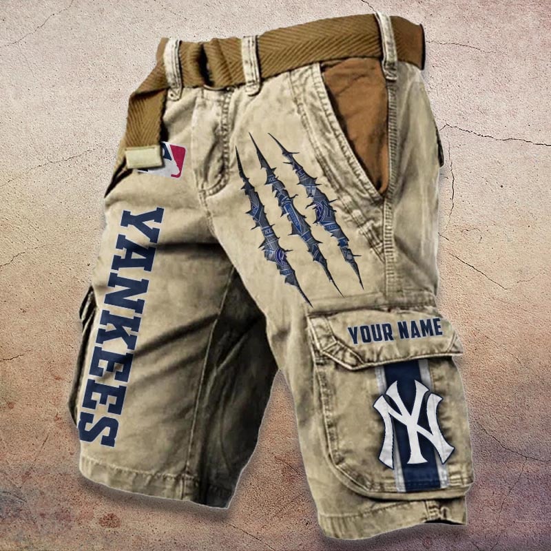 Sportswearmerch New York Yankees MLB Denim Short For Fan