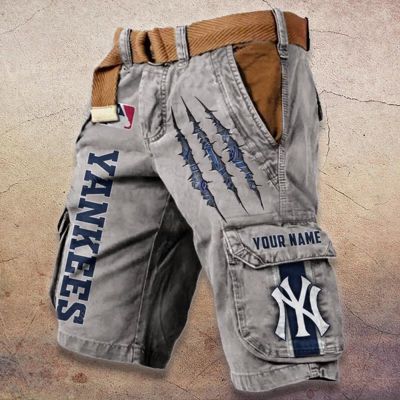 Sportswearmerch New York Yankees MLB Denim Short For Fan