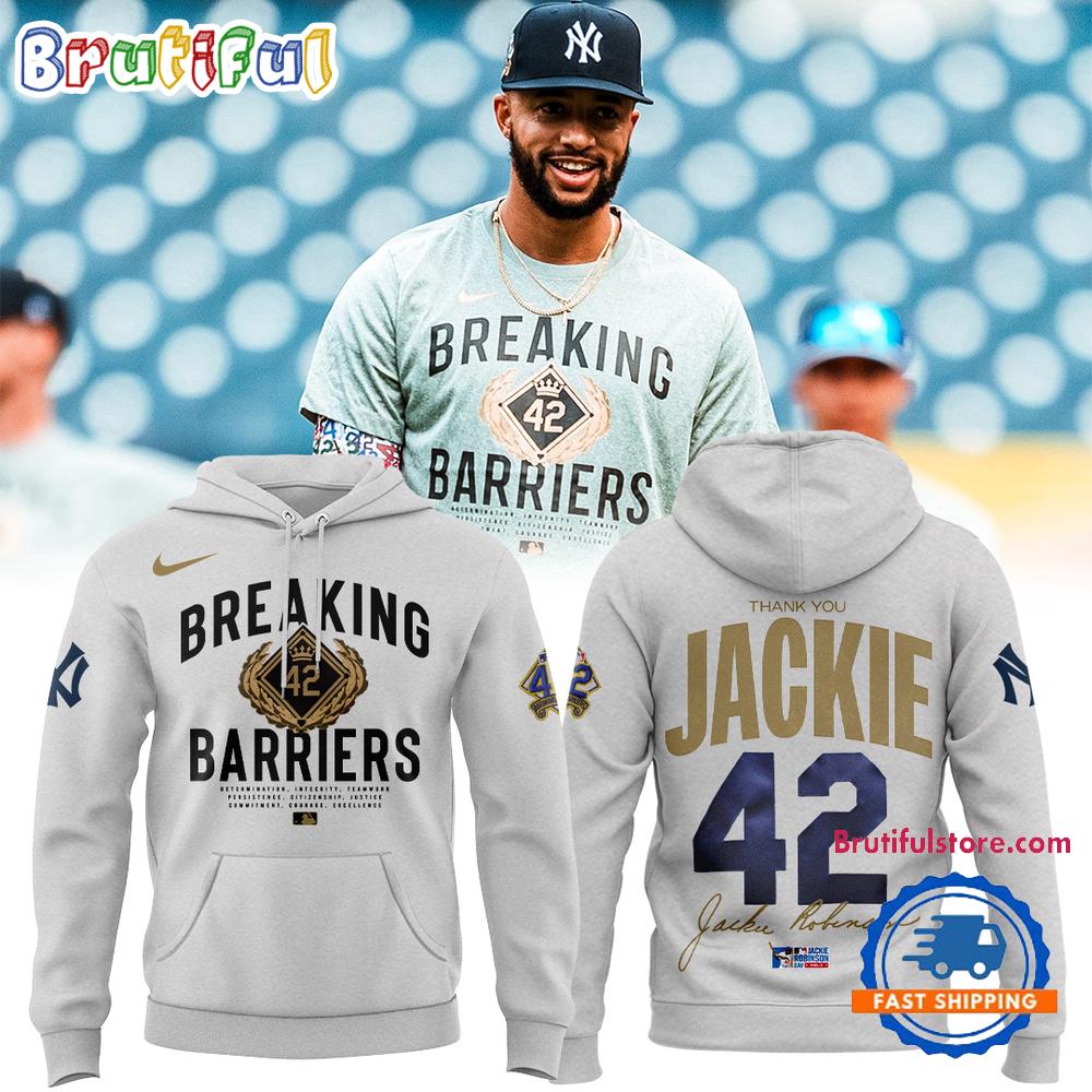 Sportswearmerch New York Yankees MLB Jackie Robinson Hoodie For Fan