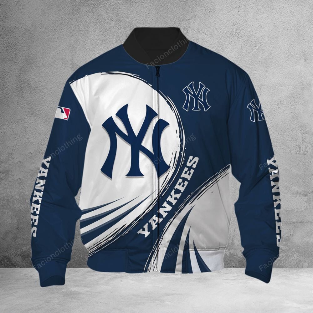 Sportswearmerch New York Yankees MLB Personalized Bomber Jacket For Fan