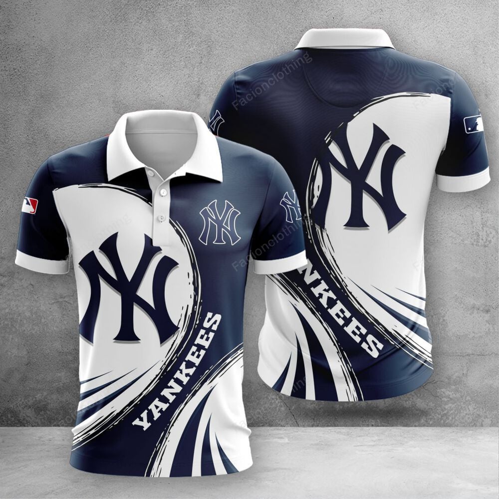 Sportswearmerch New York Yankees MLB Personalized Polo Shirt For Fan
