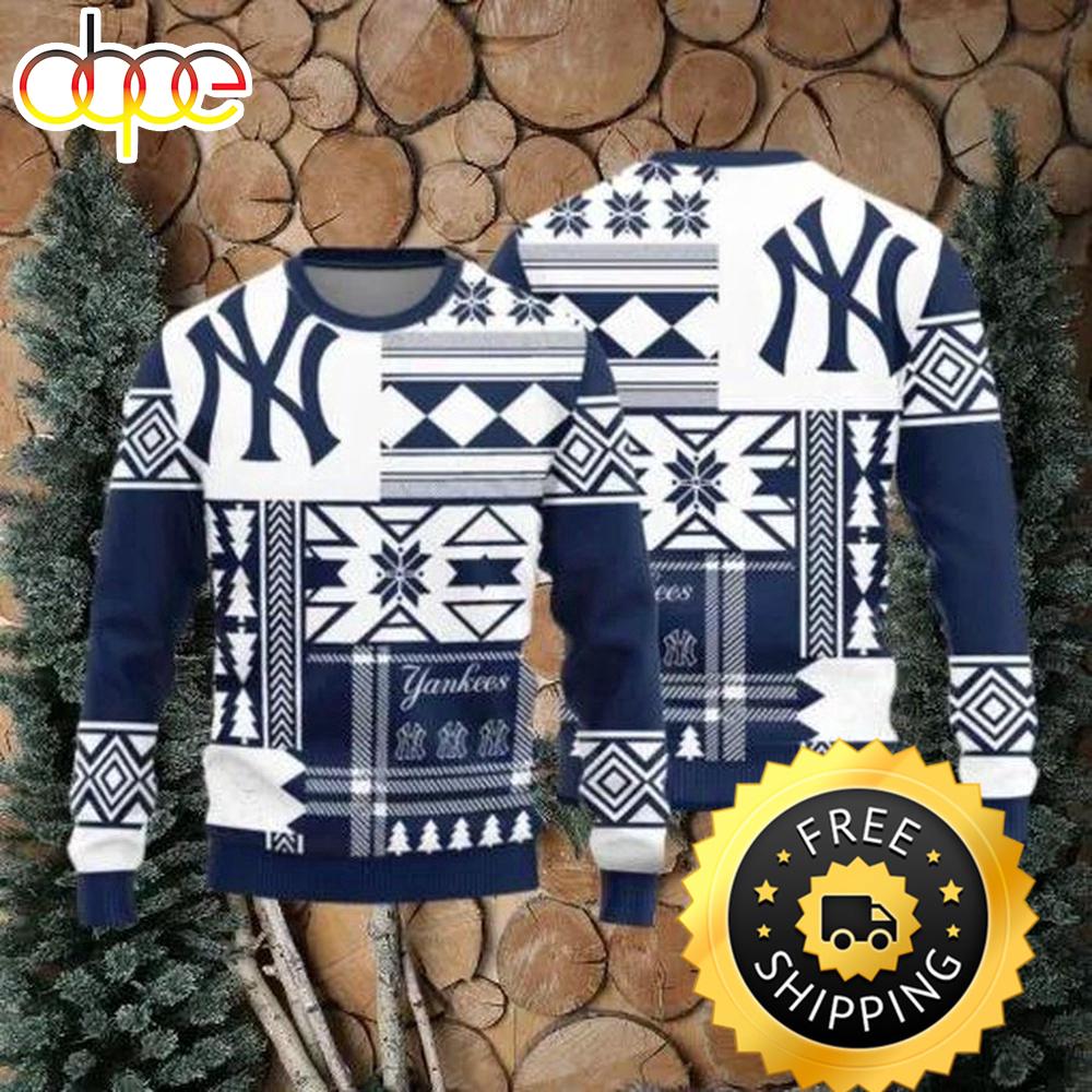 Sportswearmerch New York Yankees MLB Ugly Christmas Sweater For Fan