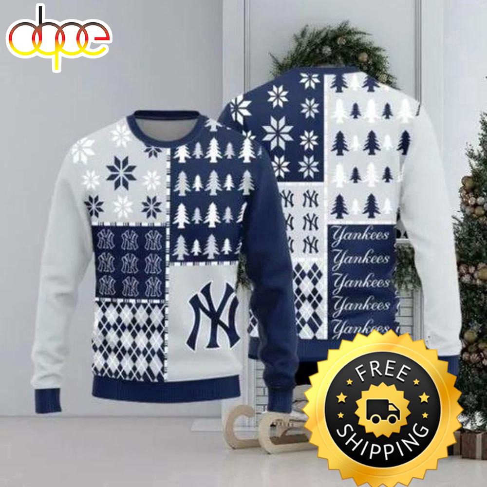 Sportswearmerch New York Yankees MLB Ugly Christmas Sweater For Fan