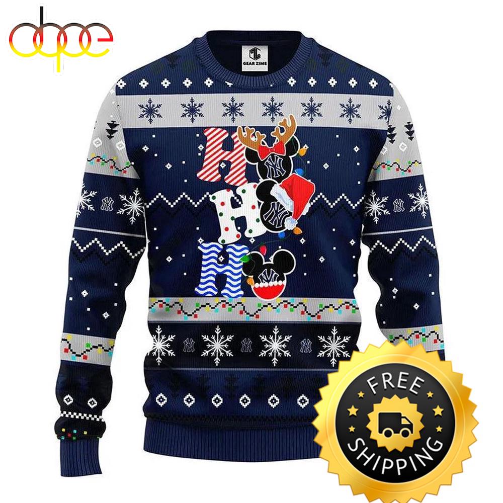 Sportswearmerch New York Yankees MLB x Hohoho Ugly Christmas Sweater For Fan