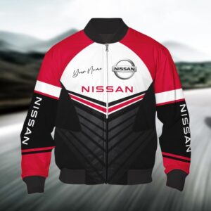 Sportswearmerch Nissan Car Bomber Jacket For Fan