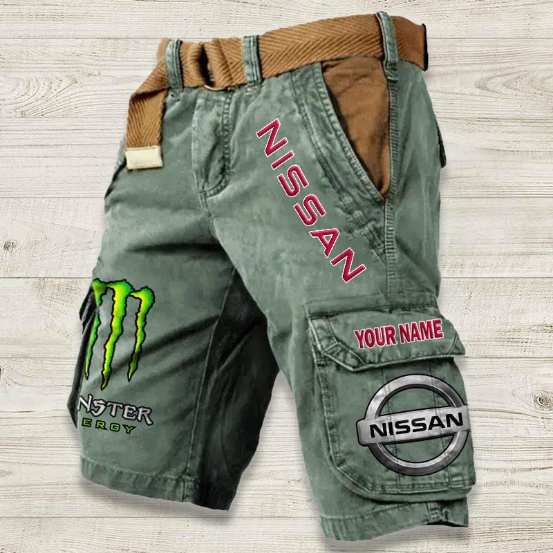 Sportswearmerch Nissan Car Denim Short For Fan