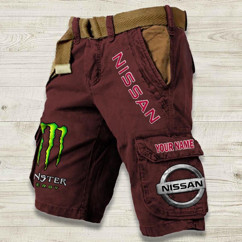 Sportswearmerch Nissan Car Denim Short For Fan