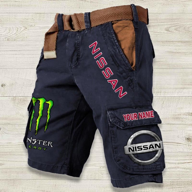 Sportswearmerch Nissan Car Denim Short For Fan