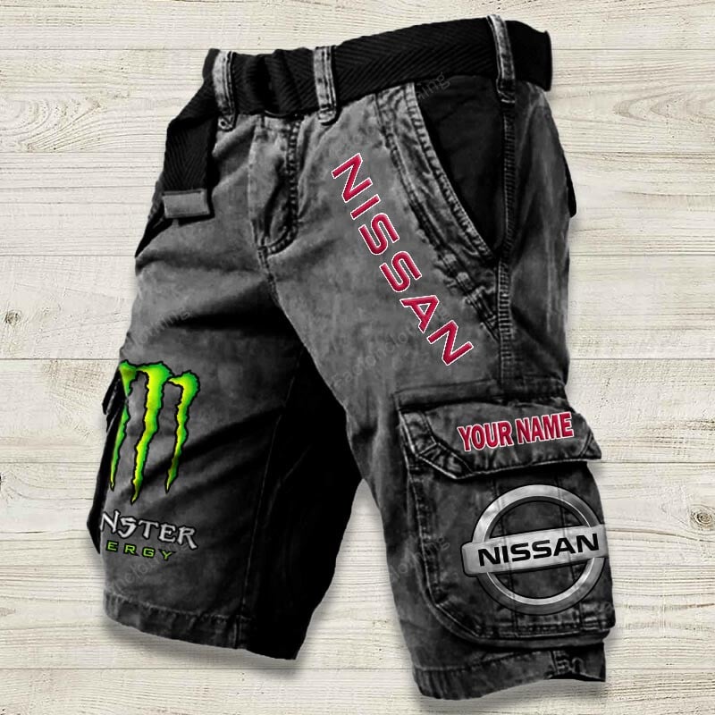 Sportswearmerch Nissan Car Denim Short For Fan
