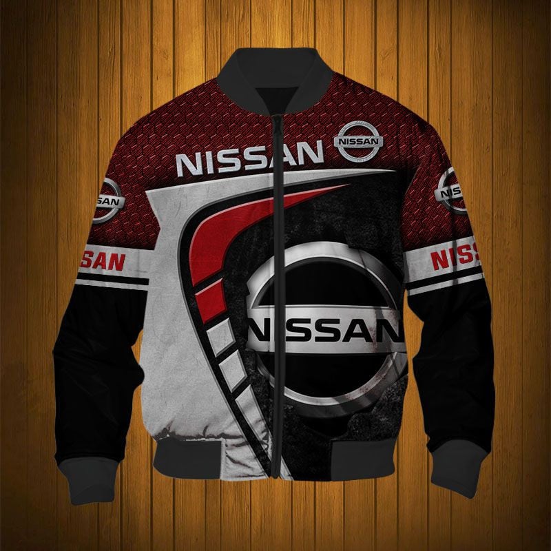 Sportswearmerch Nissan Car Personalized Fashion Bomber Jacket For Fan