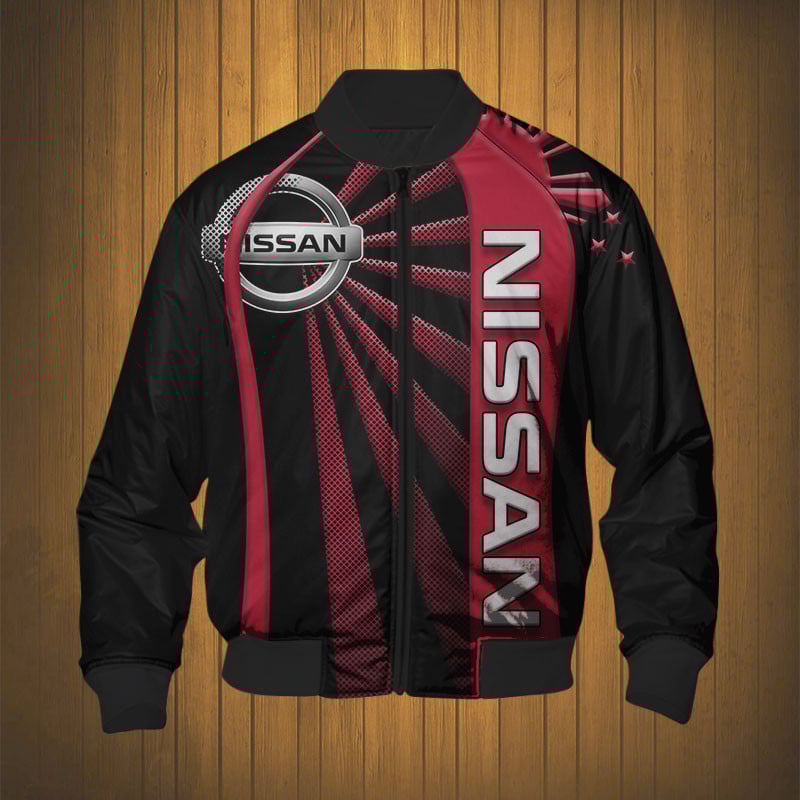 Sportswearmerch Nissan Car Personalized Fashion Bomber Jacket For Fan