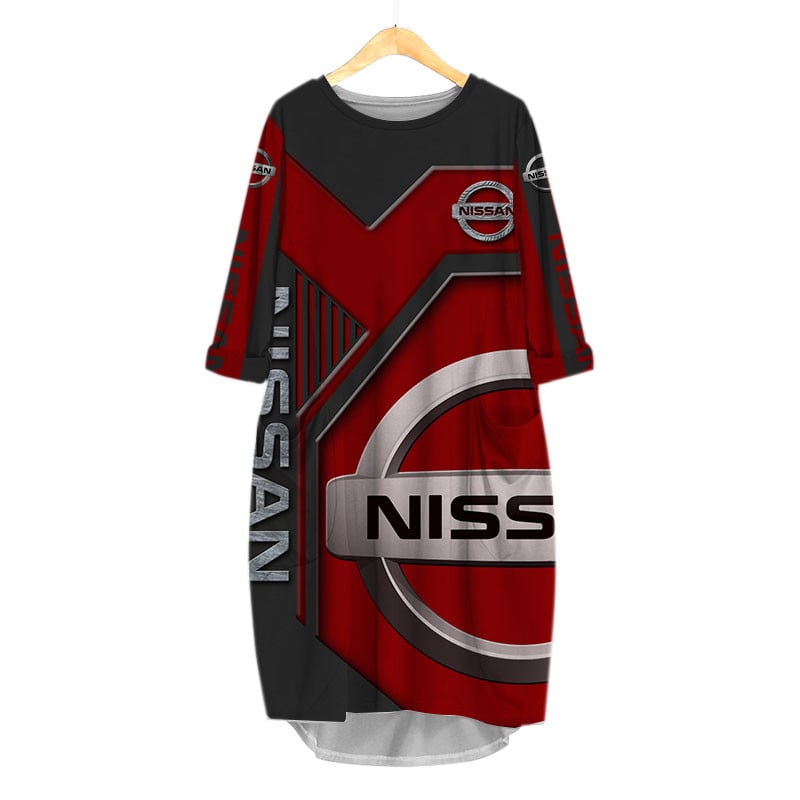 Sportswearmerch Nissan Car Personalized Fashion Pocket Dress For Fan