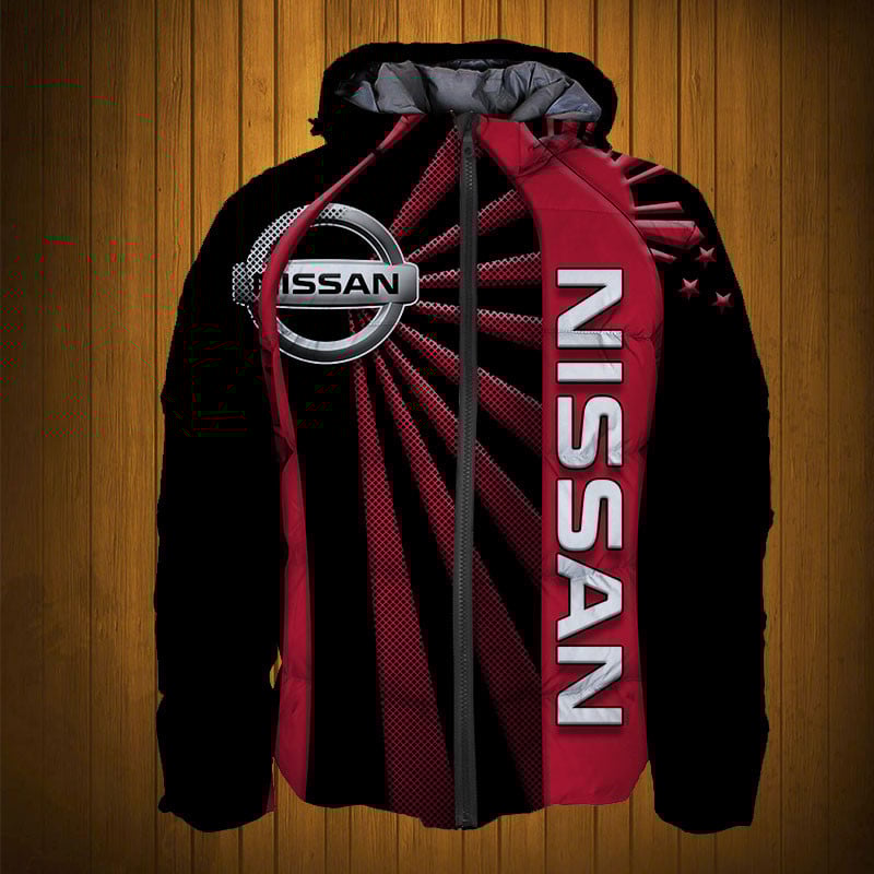 Sportswearmerch Nissan Car Personalized Fashion Puffer Jacket For Fan