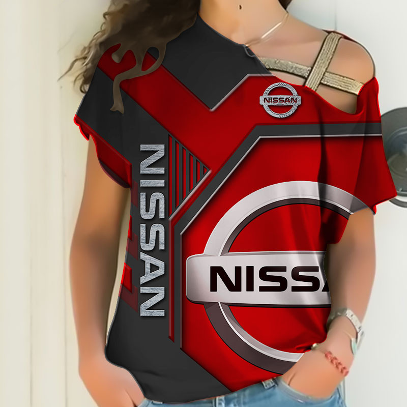 Sportswearmerch Nissan Car Personalized Fashion Strapless Short Sleeve For Fan