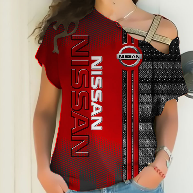Sportswearmerch Nissan Car Personalized Fashion Strapless Short Sleeve For Fan
