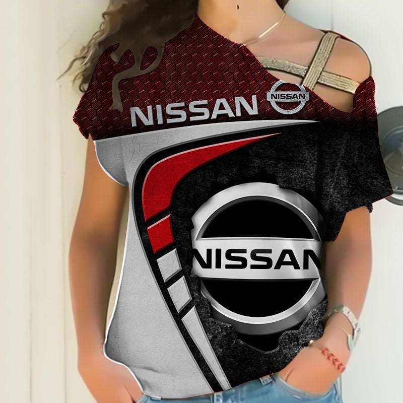 Sportswearmerch Nissan Car Personalized Fashion Strapless Short Sleeve For Fan