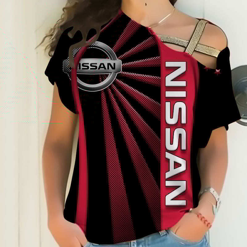Sportswearmerch Nissan Car Personalized Fashion Strapless Short Sleeve For Fan