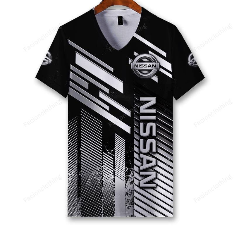 Sportswearmerch Nissan Car Personalized V-neck Women T-shirt For Fan