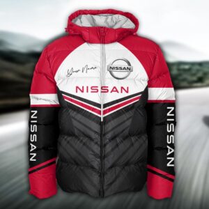 Sportswearmerch Nissan Car Puffer Jacket For Fan