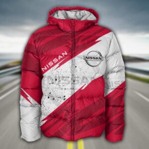 Sportswearmerch Nissan Car Puffer Jacket For Fan