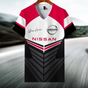 Sportswearmerch Nissan Car V-neck Women T-shirt For Fan