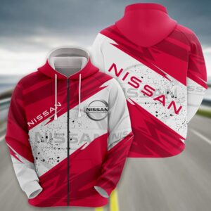 Sportswearmerch Nissan Car Zip Hoodie For Fan