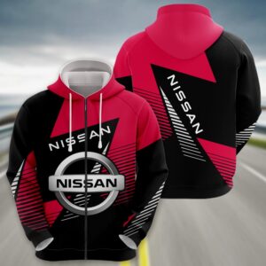 Sportswearmerch Nissan Car Zip Hoodie For Fan