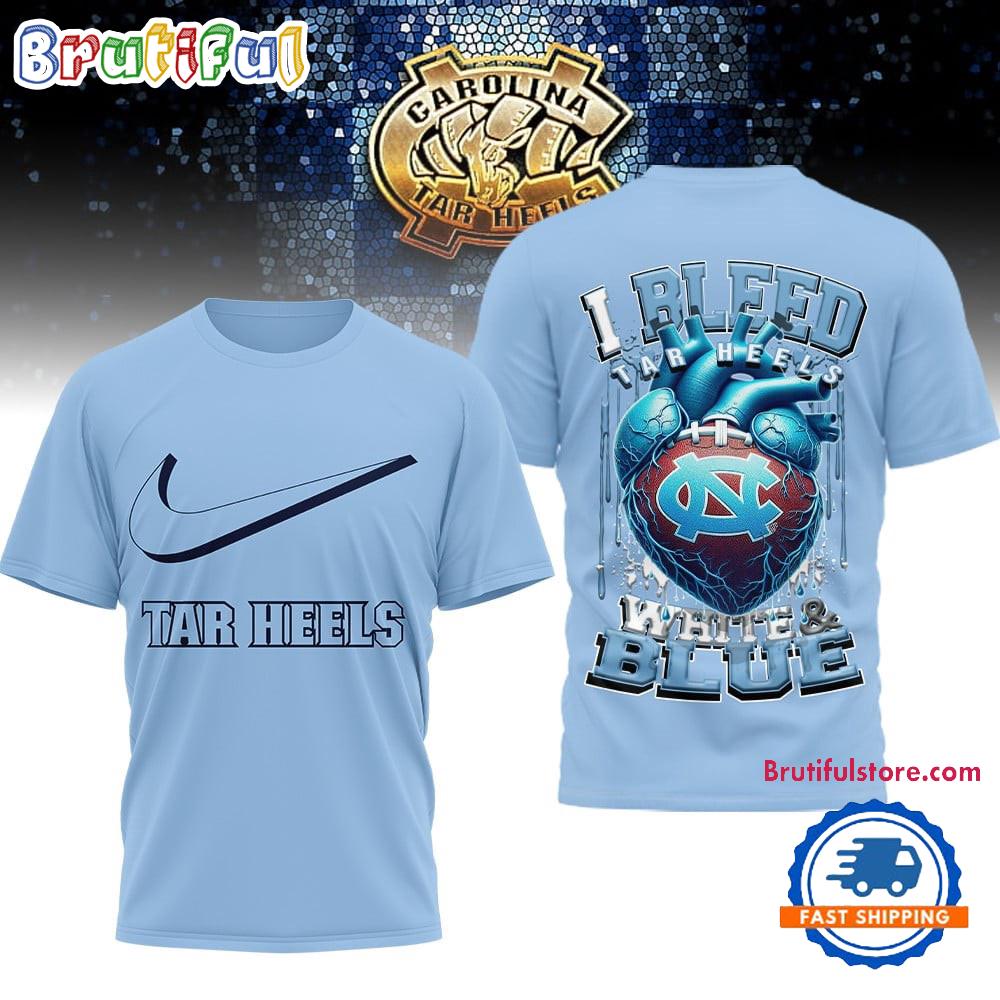 Sportswearmerch North Carolina Tar Heels NCAA I Bleed T-shirt For Fan