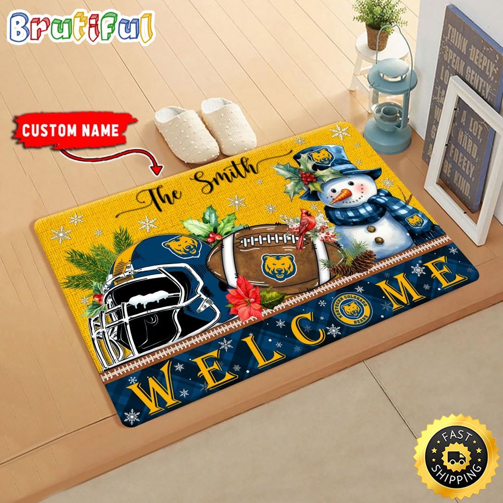 Sportswearmerch Northern Colorado Bears NCAA Christmas Doormat For Fan