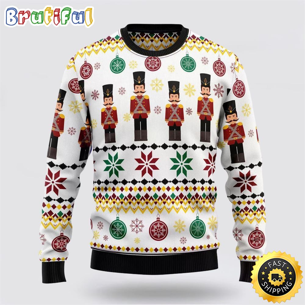 Sportswearmerch Nutcracker Group Personalized Christmas Sweater For Fan