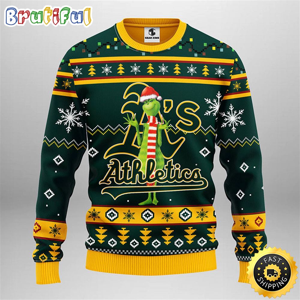 Sportswearmerch Oakland Athletics MLB Christmas Sweater For Fan