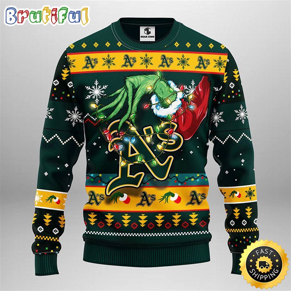 Sportswearmerch Oakland Athletics MLB Christmas Sweater For Fan