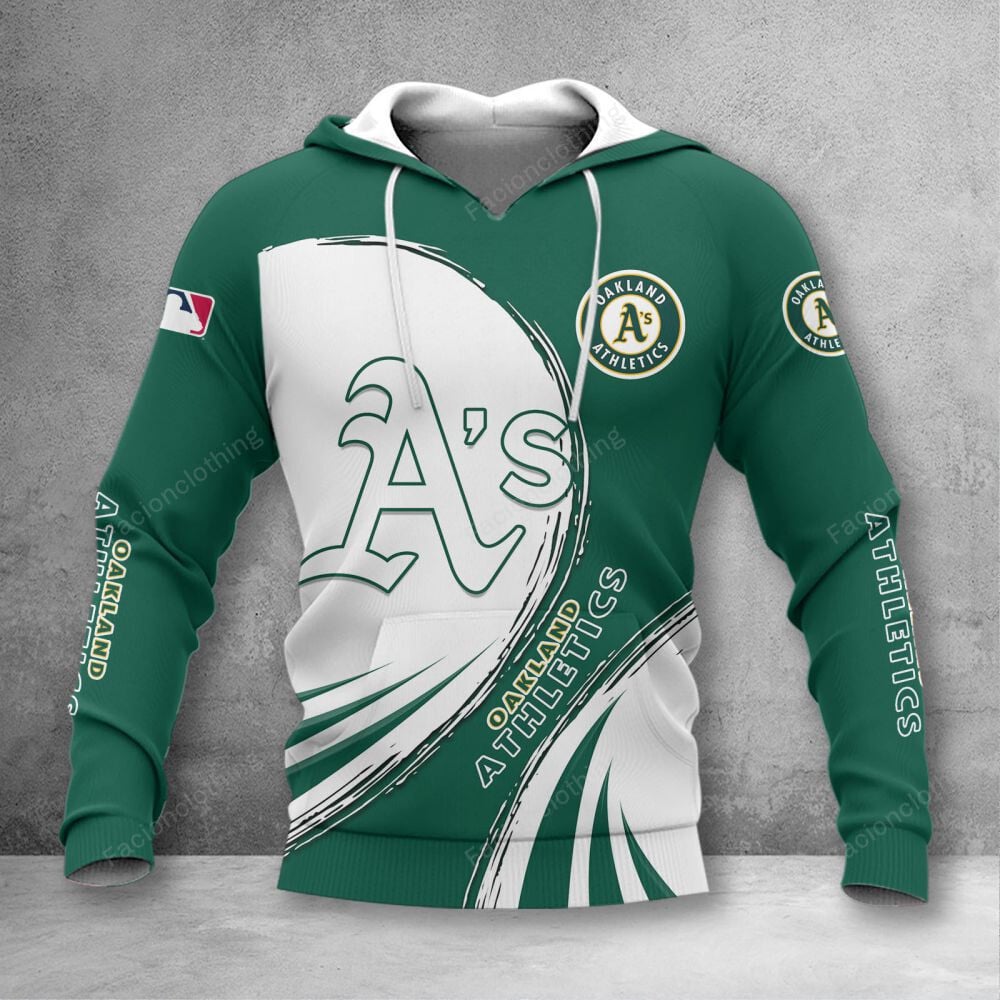 Sportswearmerch Oakland Athletics MLB Personalized Hoodie For Fan